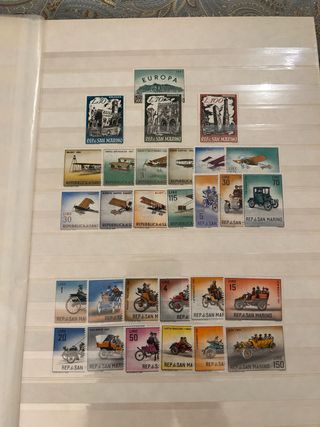 Album Francobolli Zeppelin Marini