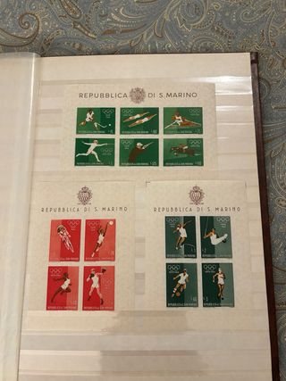 Album Francobolli Zeppelin Marini