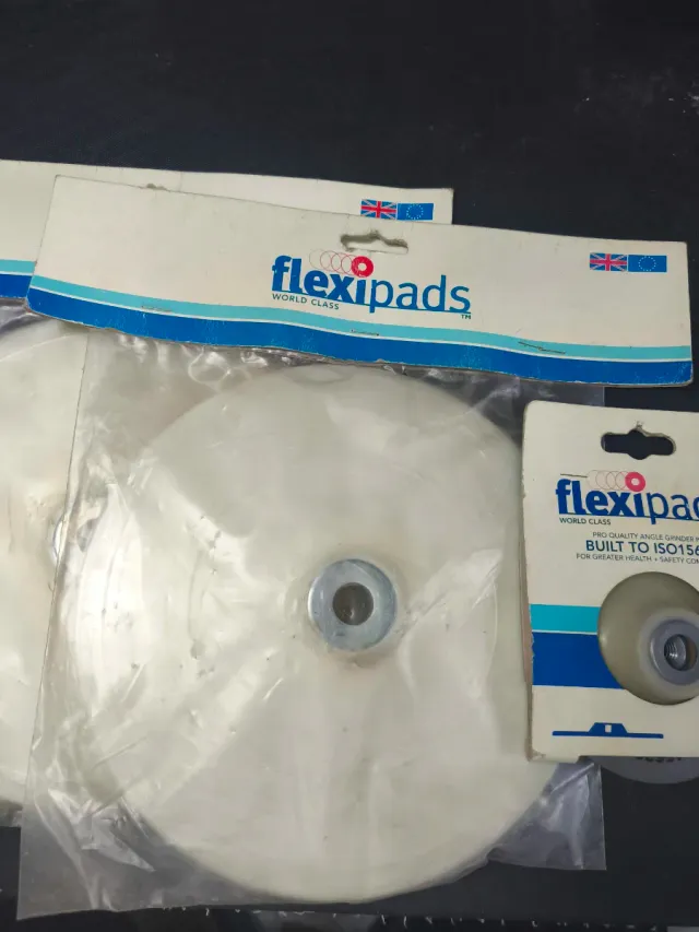 Lote 4 piatti di supporto per mola Flexipads
