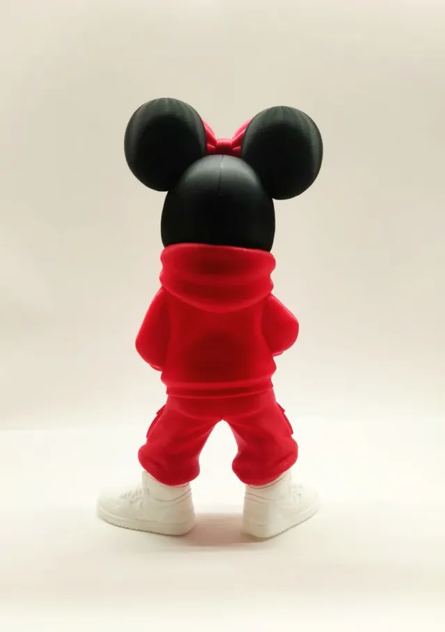 Muñeco Minnie Nike Rojo 24cm Nuevo