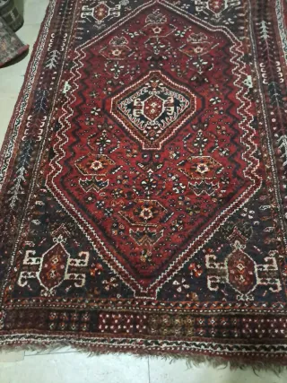 Tappeto Persiano Lana Rosso Marrone