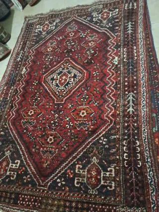 Tappeto Persiano Lana Rosso Marrone