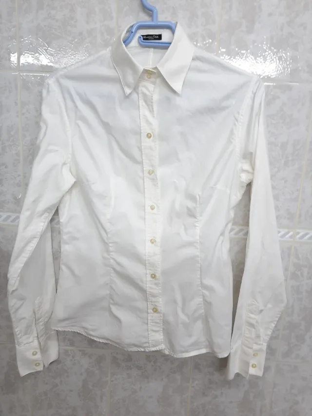 Camisa Massimo Dutti Blanca Talla 42