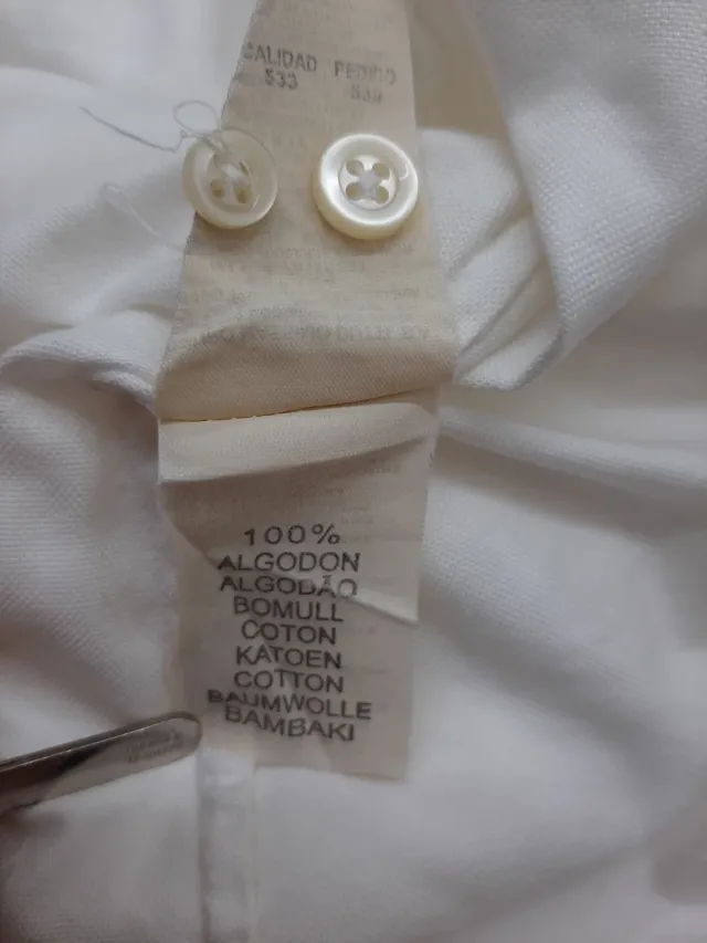 Camisa Massimo Dutti Blanca Talla 42