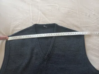 Chaleco de punto gris caballero Mani.