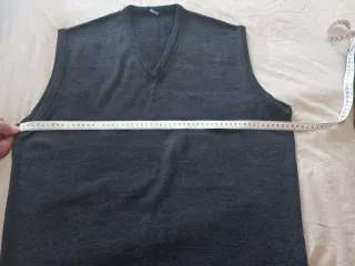 Chaleco de punto gris caballero Mani.