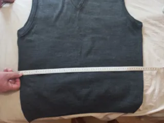 Chaleco de punto gris caballero Mani.