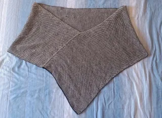 Sciarpa a doppio anello a fantasia pied de poule