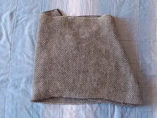 Sciarpa a doppio anello a fantasia pied de poule