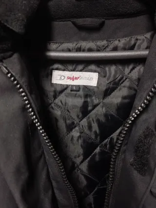 Chaqueta de moto negra