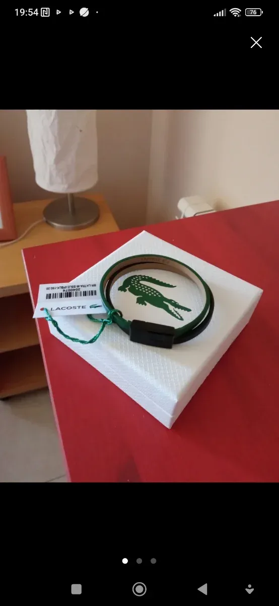 Pulsera Lacoste Hombre Nueva