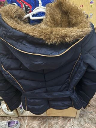 Plumas Zara Azul Mujer