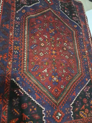 Tappeto Persiano Lana Rosso Blu