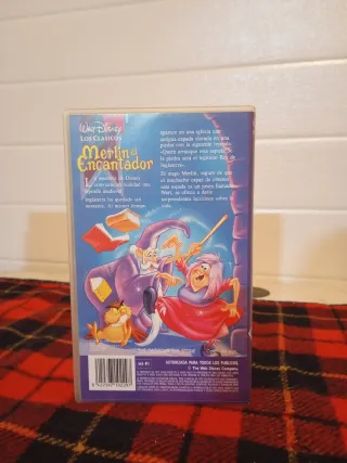 Merlín el Encantador VHS Clásico Disney