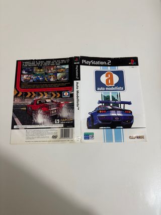 Caratula y caja PS2 Auto Modellista Capcom