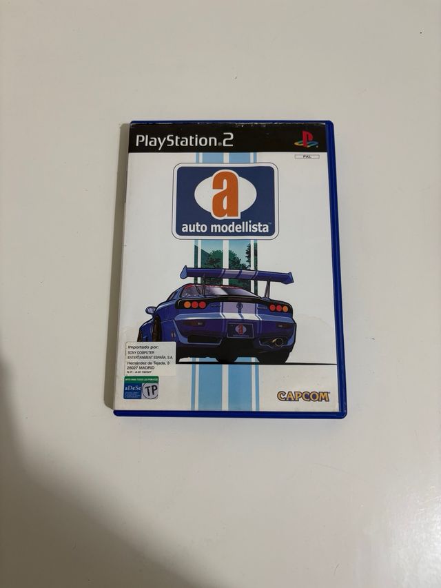 Caratula y caja PS2 Auto Modellista Capcom