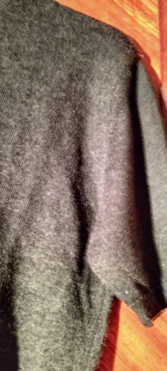 Jersey Massimo Dutti manga corta gris