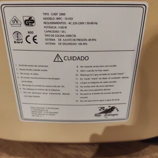 Robot Cocina Chef 2000