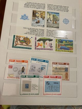 Album francobolli da collezione