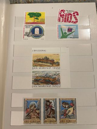 Album francobolli da collezione