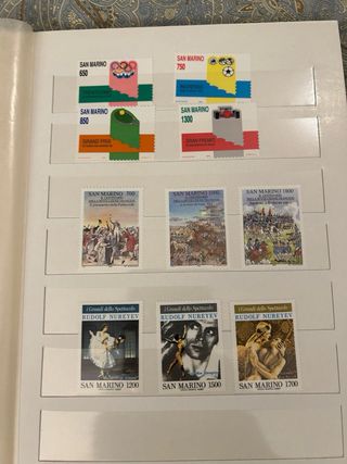 Album francobolli da collezione