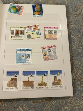 Album francobolli da collezione