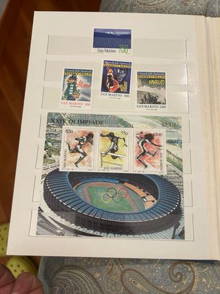 Album francobolli da collezione