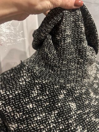 Jersey de punto L cuello alto