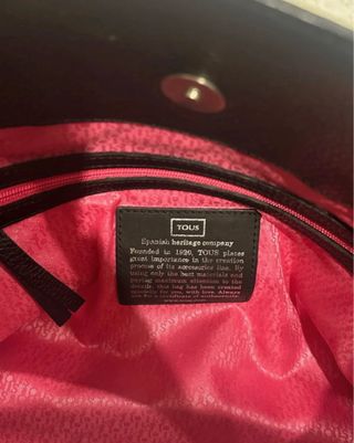 Bolso Shopper Tous Negro Piel