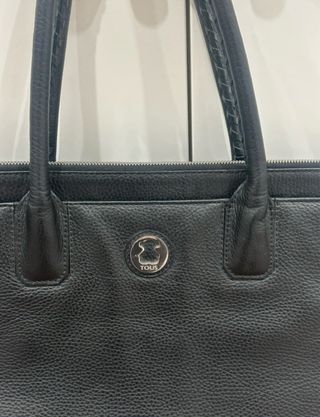 Bolso Shopper Tous Negro Piel