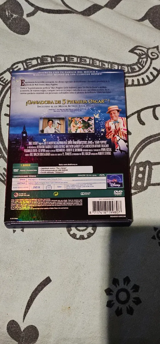 DVD Mary Poppins Edición Especial