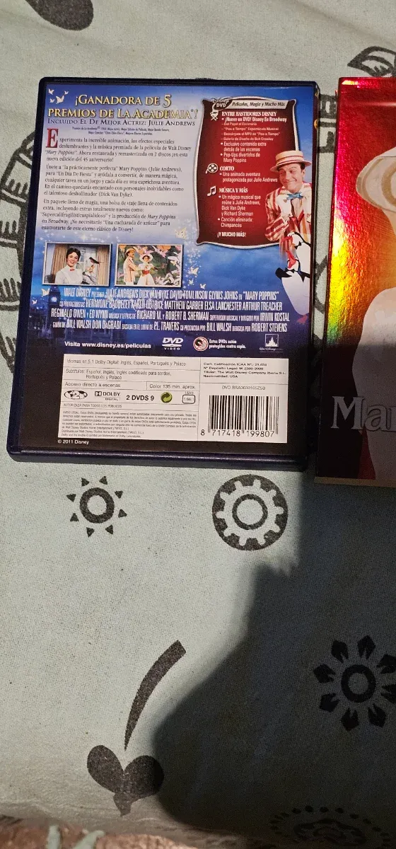 DVD Mary Poppins Edición Especial