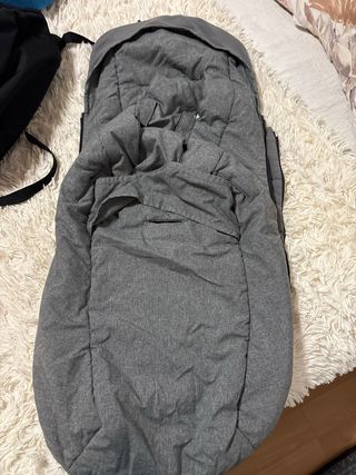 Funda Bugaboo gris invierno para carrito bebé
