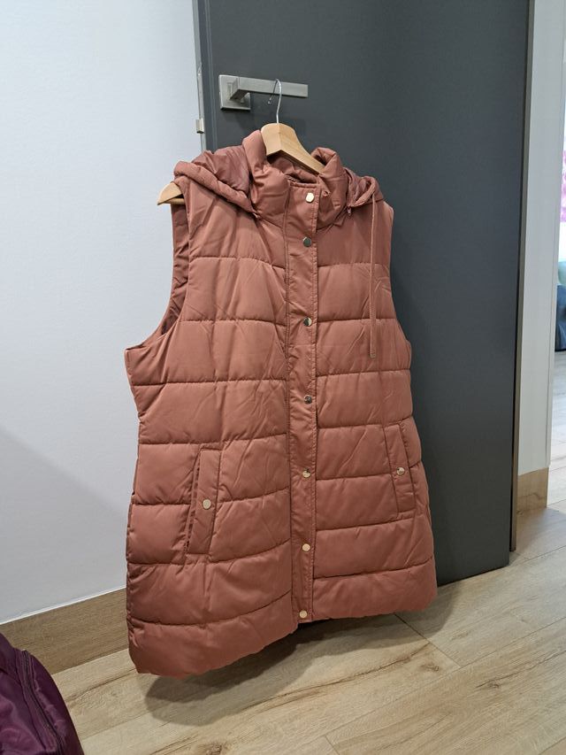 Chaleco rosa mujer, talla XL