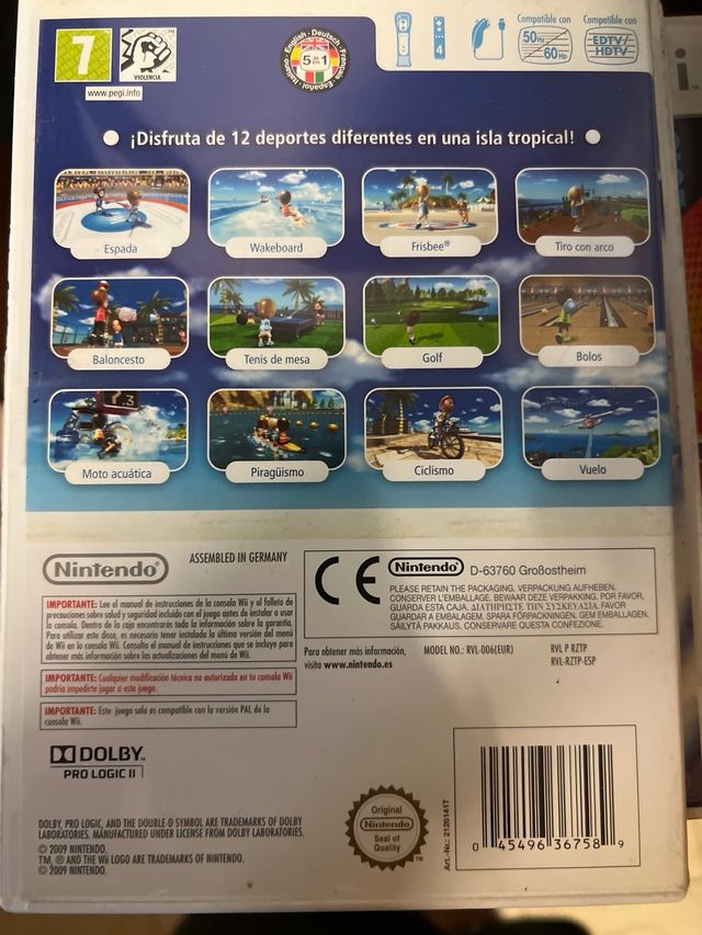 Wii Sports Resort Nintendo Wii