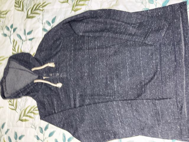 Jersey hombre azul y gris