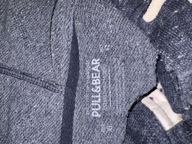 Jersey hombre azul y gris