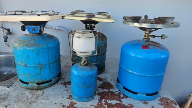 Cocina de camping a gas