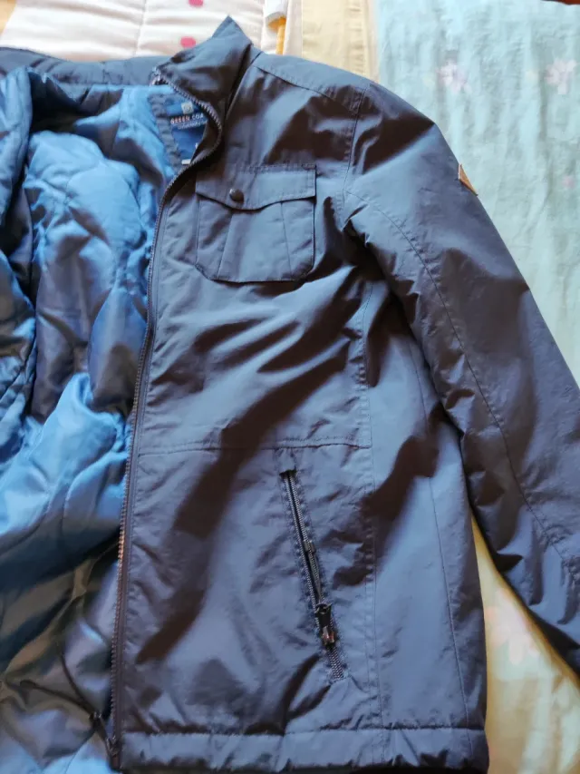 Chaqueta deportiva hombre. Azul. Talla 50.