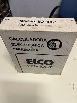 Calculadora Electrónica Impresora ELCO EO-1057