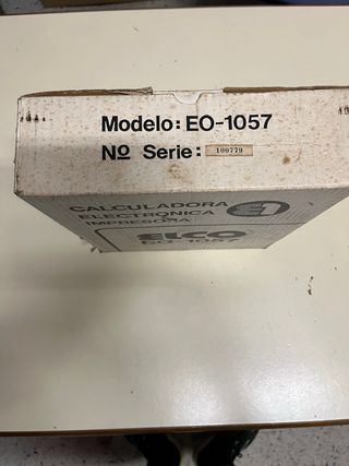 Calculadora Electrónica Impresora ELCO EO-1057