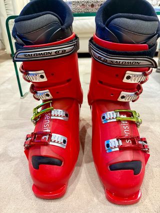 Botas de esquí Salomon XV Wave Rojas talla 28/28,5