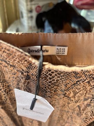 Falda larga estampado serpiente