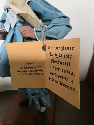 Statuina cartapesta artigianale Bottega del P