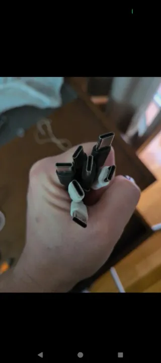 8 Cables USB a Type C Cortos