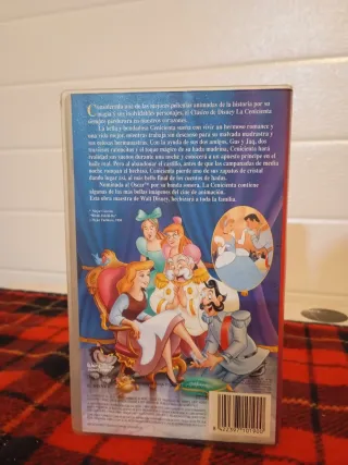 La Cenicienta VHS Clásico Disney Español