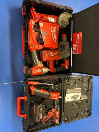 Lote Herramientas Milwaukee