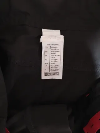 Pantalones Quechua 10/11 años Gris