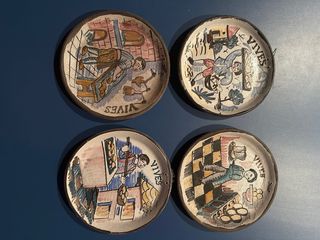 4 Antichi piatti decorativi VIVES