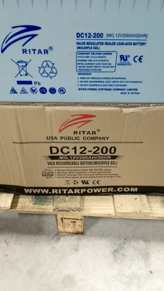 BATERÍAS GEL 250AH C100 NUEVAS